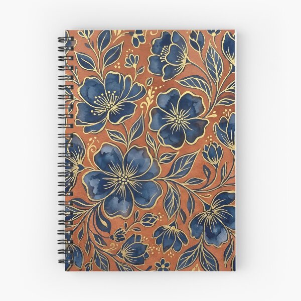 Item preview, Navy Floral  designed and sold by GraphicsClub.