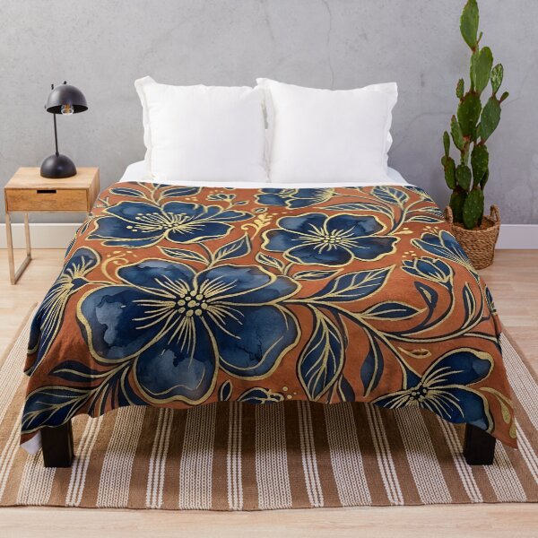 Item preview, Navy Floral designed and sold by GraphicsClub.