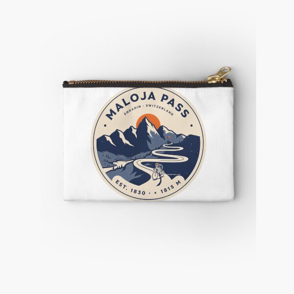 Item preview, Maloja Pass Cycling Switzerland Vintage Badge | Engadin Alps Road Bike Climb Design designed and sold by ArcticFoxStudio.