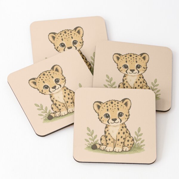 Item preview, Cute Cheetah Cub designed and sold by MellowMunchkins.
