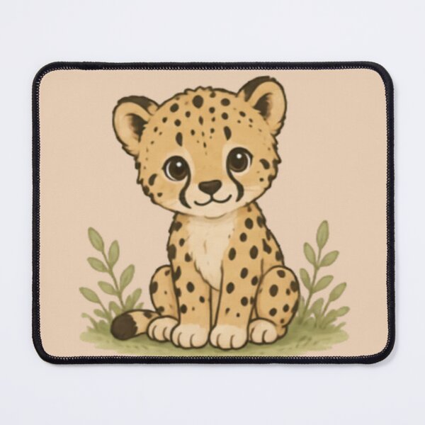 Item preview, Cute Cheetah Cub designed and sold by MellowMunchkins.