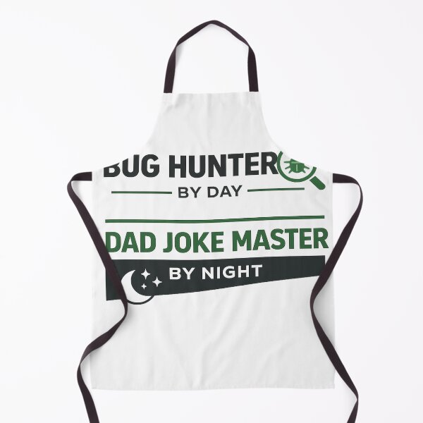 Item preview, Bug Hunter By Day, Dad Joke Master By Night designed and sold by unscriptedPixel.