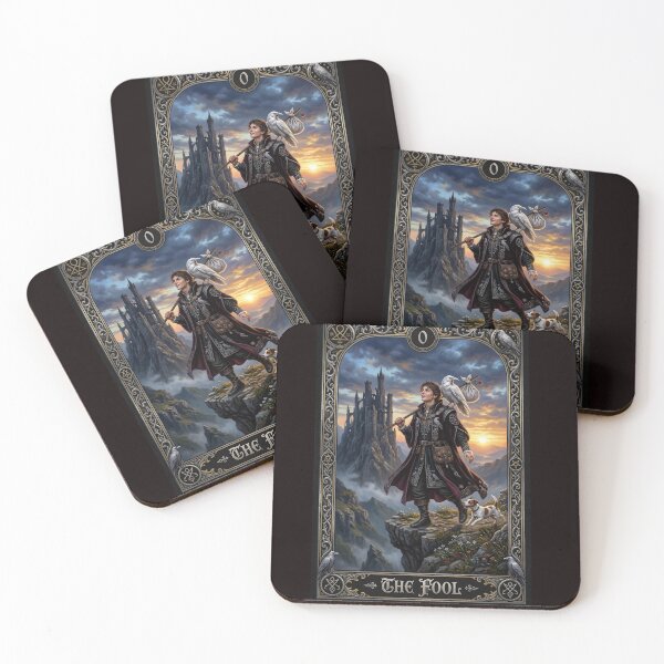 Item preview, Dark Medieval Arcana Card- The Fool designed and sold by Studio77-Gothic.