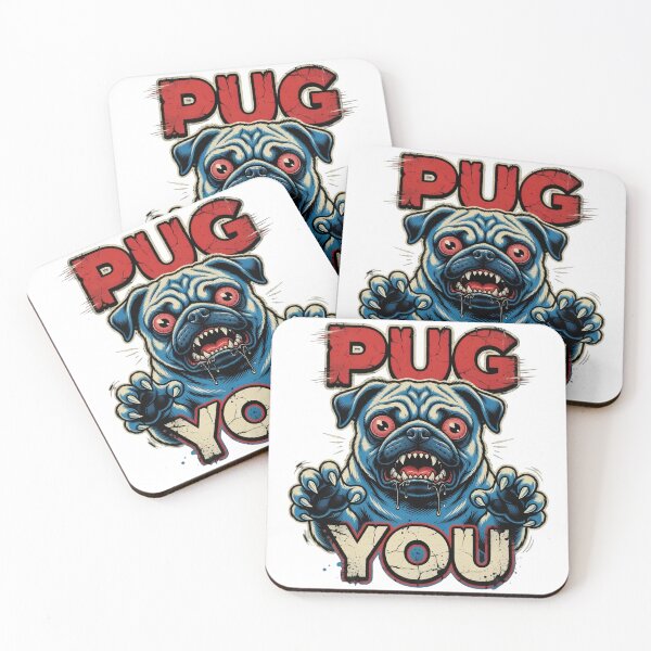 Item preview, Pug You Funny Aggressive Pug Art designed and sold by TshirtsOnline-.