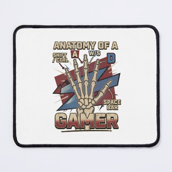 Item preview, Anatomy of a Gamer Skeleton Keyboard designed and sold by TshirtsOnline-.