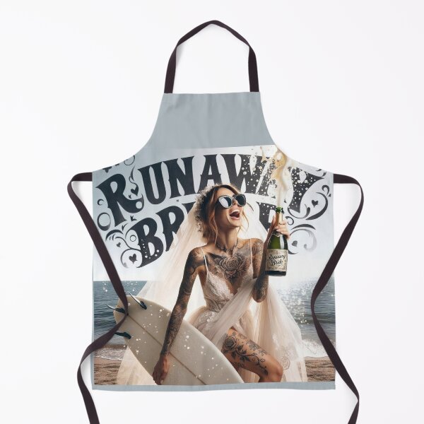 Item preview, Rocker Bride Spraying Champagne designed and sold by Voodoo Store Paranormal Collections.