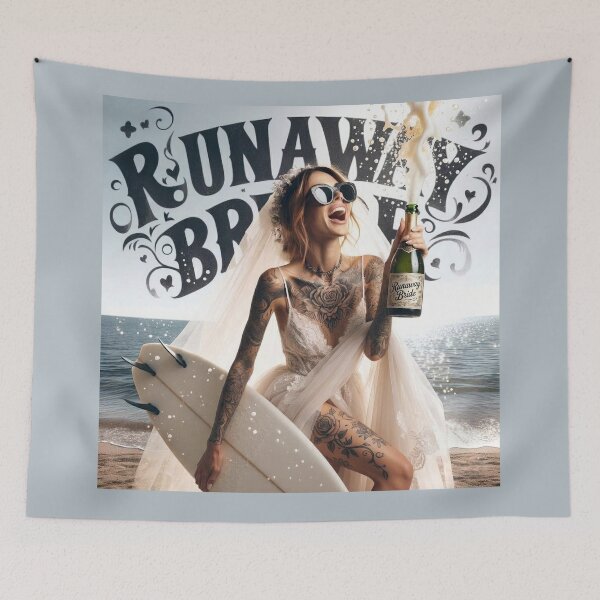 Item preview, Rocker Bride Spraying Champagne designed and sold by Voodoo Store Paranormal Collections.