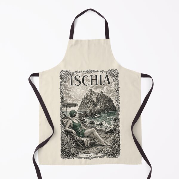 Item preview, Ischia, Campania, Italy [Wood Engraving] designed and sold by elektronen.
