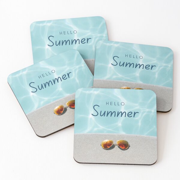 Item preview, Hello Summer Sunshine Pool Vibes Seasonal Quote Design designed and sold by SmartMoneyMugs .