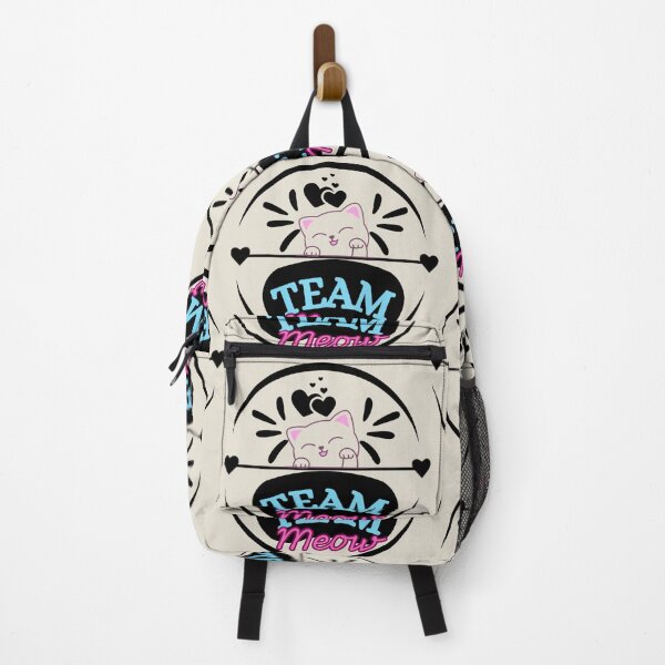 Item preview, Team Meow Neon Cat Logo – Cute Kawaii Cat Aesthetic Design designed and sold by IMuDesigner.