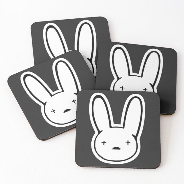 Item preview, Bunny black and white designed and sold by Resilient Roots Customs Oakland.