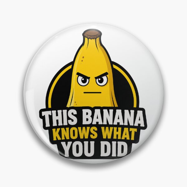 Item preview, This Banana Knows What You Did Funny Banana Humor designed and sold by MonkiFlipp.