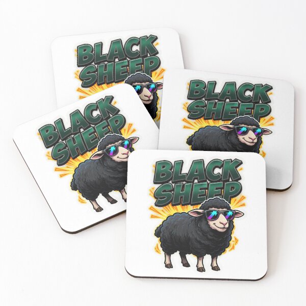 Item preview, Cool Black Sheep Sunglasses Rebel Design designed and sold by TshirtsOnline-.
