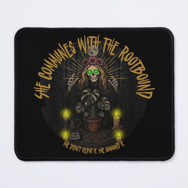 Item preview, She communes with the Rootbound designed and sold by SpilledMilkandRootRot.