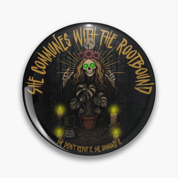 Item preview, She communes with the Rootbound designed and sold by SpilledMilkandRootRot.