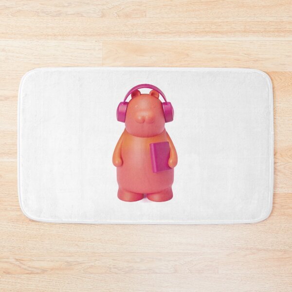 Item preview, capybara wearing headphones studying designed and sold by Senglaopattern.