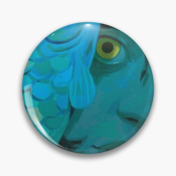 Item preview, Blue Fish Face designed and sold by AlonaHandrys.