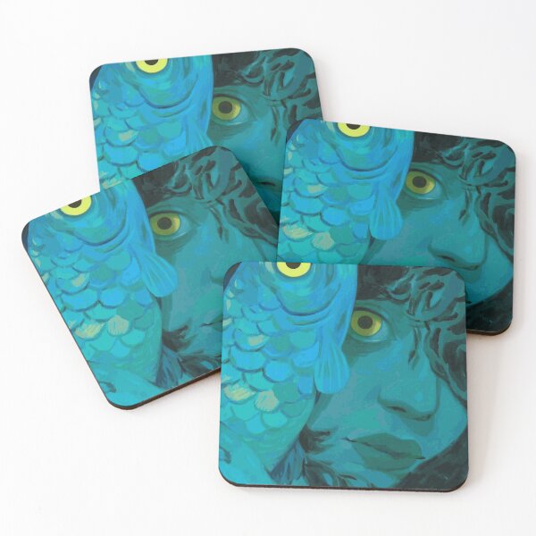Item preview, Blue Fish Face designed and sold by AlonaHandrys.