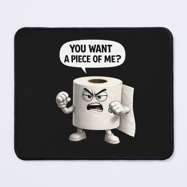 Item preview, You Want a Piece of Me? – Tough Guy Toilet Paper designed and sold by Sanctum Icons.
