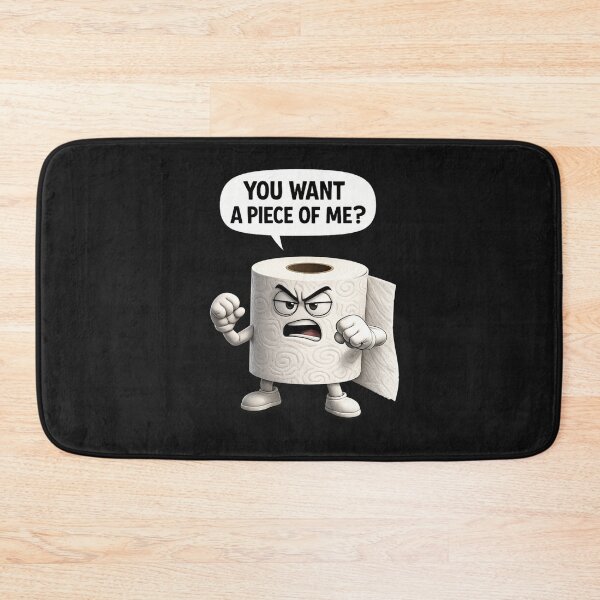 Item preview, You Want a Piece of Me? – Tough Guy Toilet Paper designed and sold by Sanctum Icons.