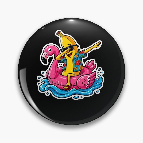 Item preview, Funny Dabbing Banana On Flamingo Float Tropical Summer Girls designed and sold by Littermin.