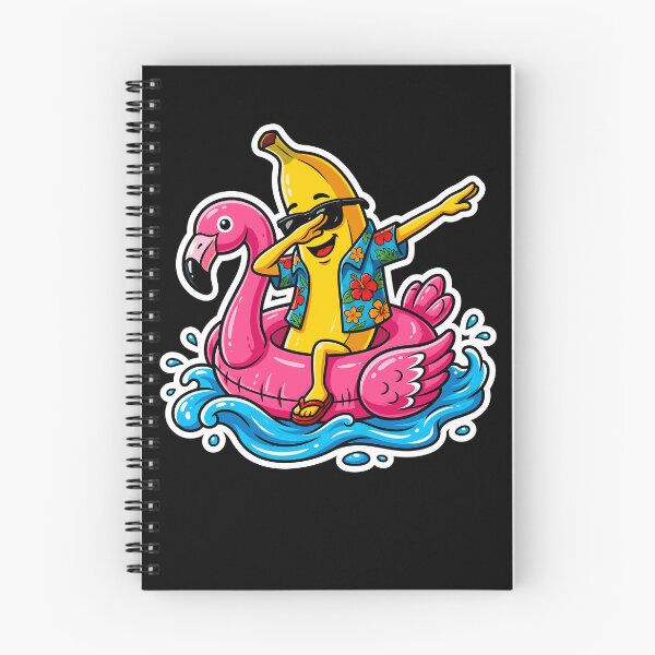 Item preview, Funny Dabbing Banana On Flamingo Float Tropical Summer Girls designed and sold by Littermin.