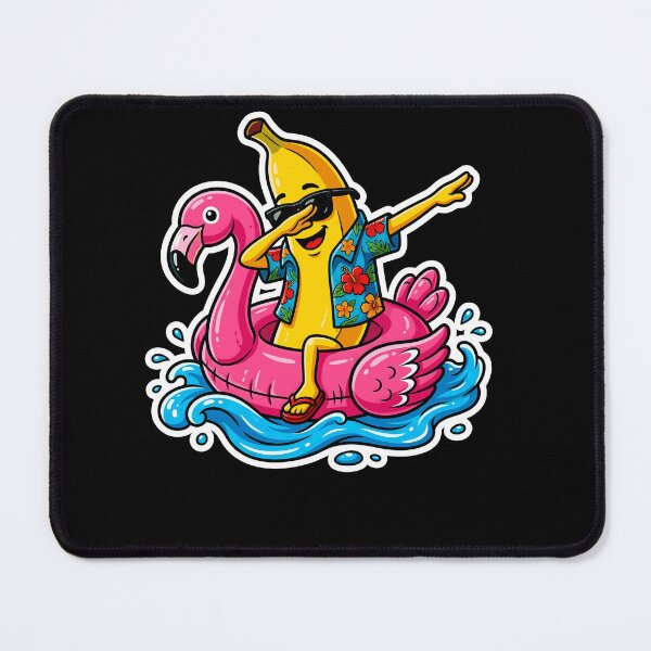 Item preview, Funny Dabbing Banana On Flamingo Float Tropical Summer Girls designed and sold by Littermin.