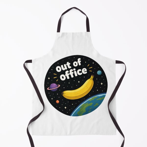 Item preview, Out Of Office Funny Banana Space Design designed and sold by MonkiFlipp.