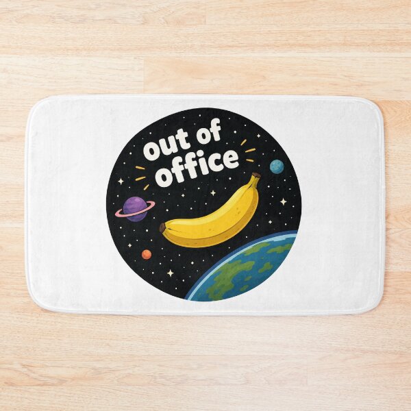 Item preview, Out Of Office Funny Banana Space Design designed and sold by MonkiFlipp.
