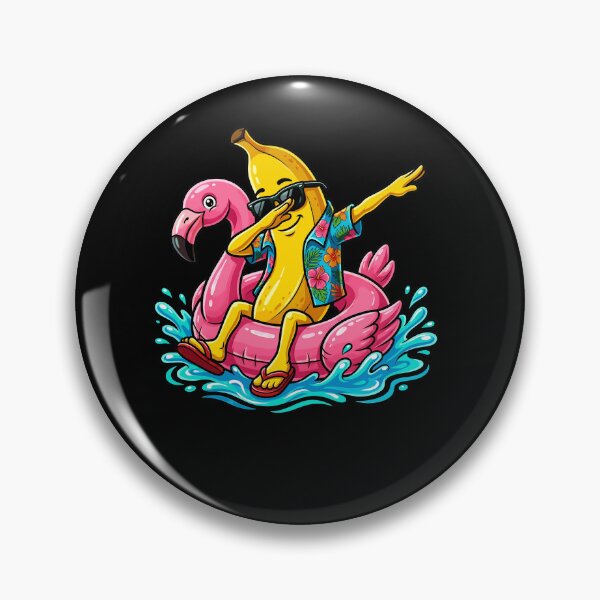 Item preview, Funny Dabbing Banana On Flamingo Float Tropical Summer Girls designed and sold by Littermin.