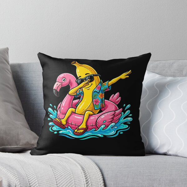 Item preview, Funny Dabbing Banana On Flamingo Float Tropical Summer Girls designed and sold by Littermin.
