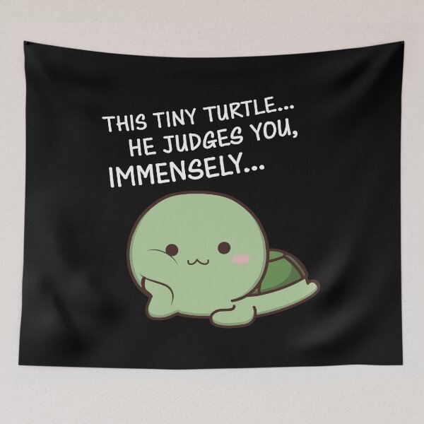 Item preview, This Tiny Turtle Judges You Immensely designed and sold by Tishirta Store.