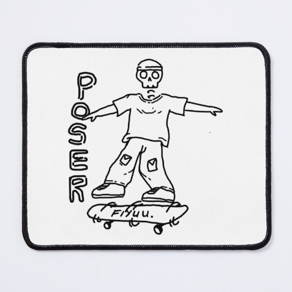 Item preview, Midnight Ride Lonely Skater Line Art designed and sold by fiyuuart.