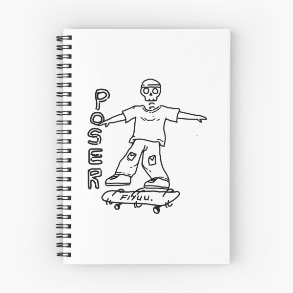 Item preview, Midnight Ride Lonely Skater Line Art designed and sold by fiyuuart.