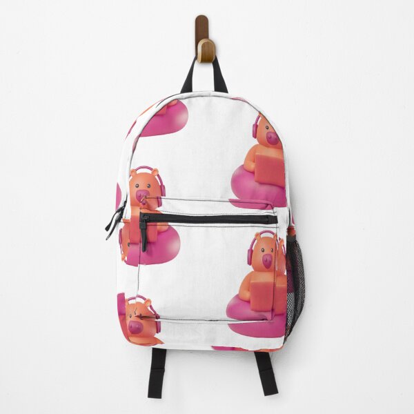 Item preview, capybara wearing headphones studying designed and sold by Senglaopattern.