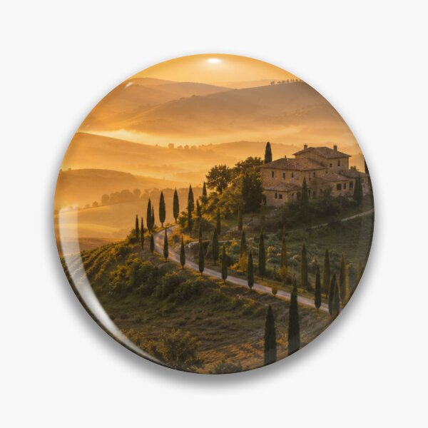 Item preview,  Tuscany Sunrise Over Rolling Hills designed and sold by Pond21.