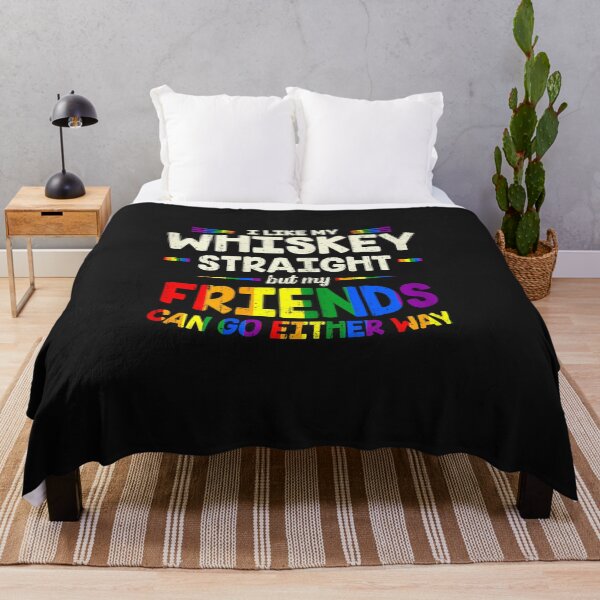 Item preview, Funny Whiskey Straight Friends LGBT Gay Pride Ally Men Women designed and sold by FrankIsabel.