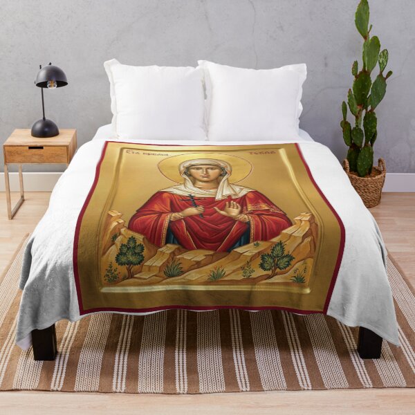 Item preview, Saint Thecla,Sveta Tekla orthodox icon designed and sold by ikonesrb.
