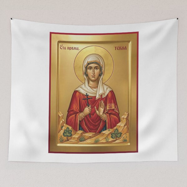 Item preview, Saint Thecla,Sveta Tekla orthodox icon designed and sold by ikonesrb.
