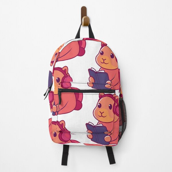 Item preview, capybara wearing headphones studying designed and sold by Senglaopattern.