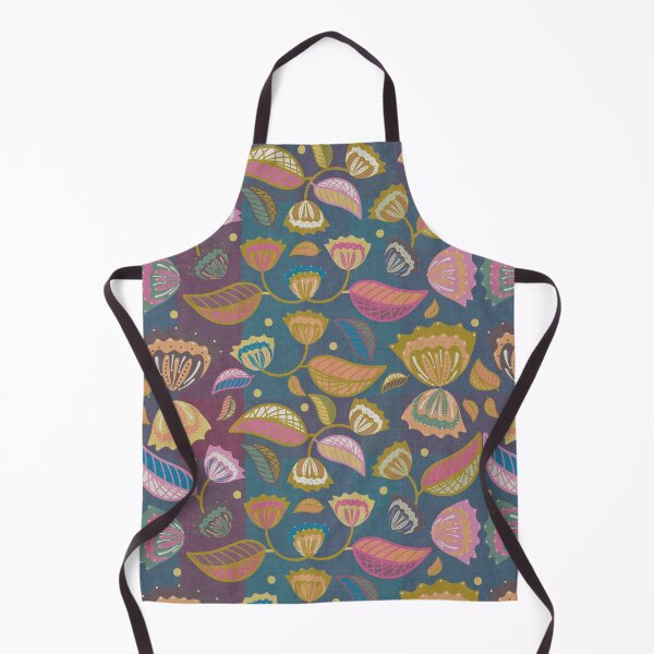 Item preview, Funky Colorful Modern Folk Floral Chintz Pattern. designed and sold by SalsySafrano.