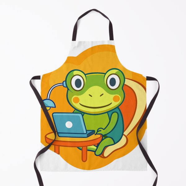 Item preview, frog working remote job designed and sold by Senglaopattern.