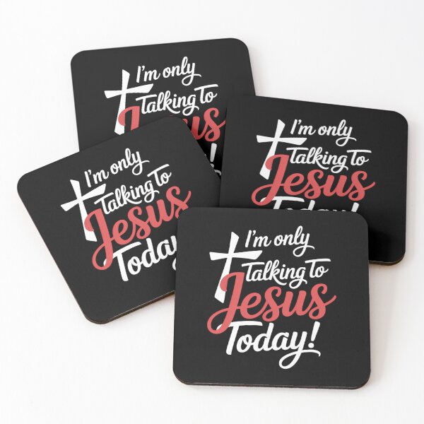 Item preview, I'm Only Talking To Jesus Today Inspired Christian designed and sold by sailorjessiArt.