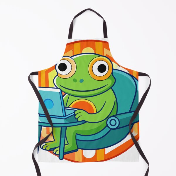 Item preview, frog working remote job designed and sold by Senglaopattern.