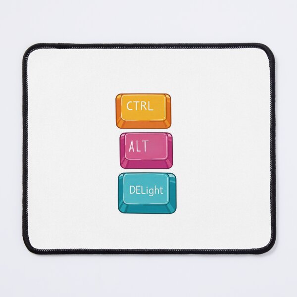 Item preview, Ctrl Alt Delete Funny Tech Pun Cute Keyboard Shortcut designed and sold by DesignsCreative.