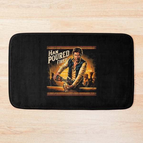 Item preview, Han Poured First | Scruffy Smuggler Whisky Bar | Galaxy Cantina Bourbon Tee designed and sold by TheWhiskyMerch.