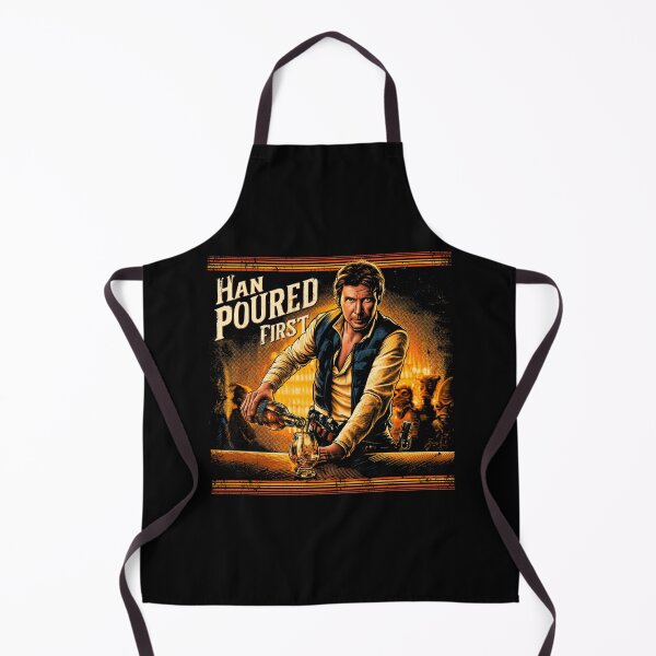 Item preview, Han Poured First | Scruffy Smuggler Whisky Bar | Galaxy Cantina Bourbon Tee designed and sold by TheWhiskyMerch.
