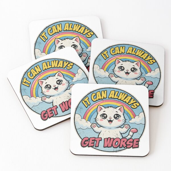 Item preview, It Can Always Get Worse Funny Cat designed and sold by TshirtsOnline-.