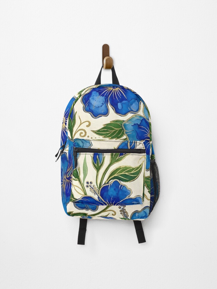 Thumbnail 1 of 3, Backpack, Tropical Flower designed and sold by GraphicsClub.