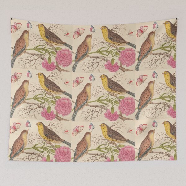 Item preview, THE BIRDS & THE BUTTERFLY FLORAL designed and sold by THE GOOD FIND.